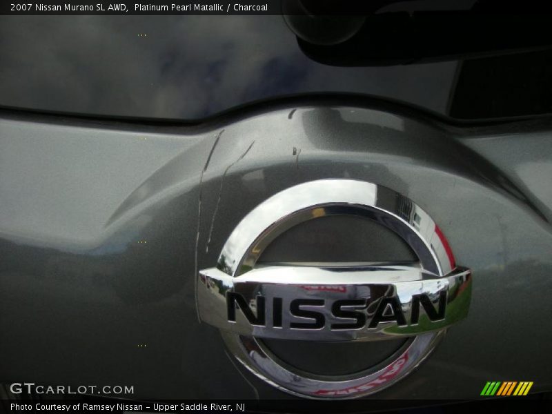 Platinum Pearl Matallic / Charcoal 2007 Nissan Murano SL AWD