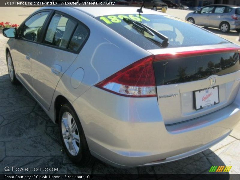 Alabaster Silver Metallic / Gray 2010 Honda Insight Hybrid EX