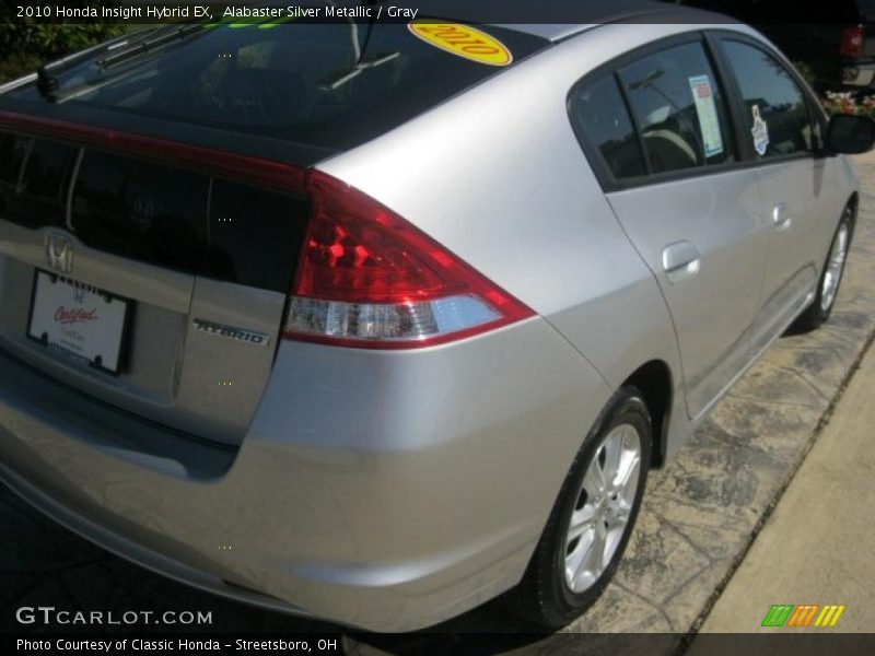Alabaster Silver Metallic / Gray 2010 Honda Insight Hybrid EX