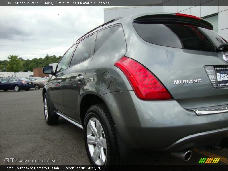 Platinum Pearl Matallic / Charcoal 2007 Nissan Murano SL AWD