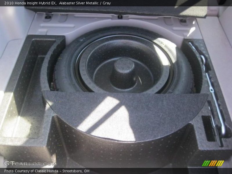 Alabaster Silver Metallic / Gray 2010 Honda Insight Hybrid EX