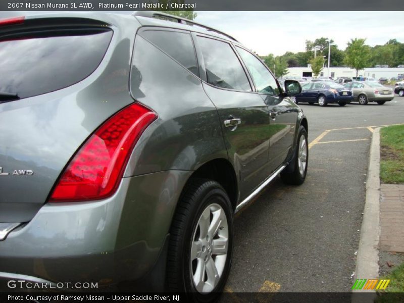 Platinum Pearl Matallic / Charcoal 2007 Nissan Murano SL AWD