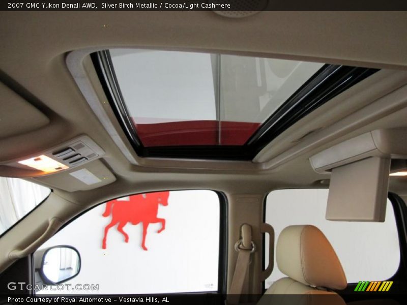 Silver Birch Metallic / Cocoa/Light Cashmere 2007 GMC Yukon Denali AWD