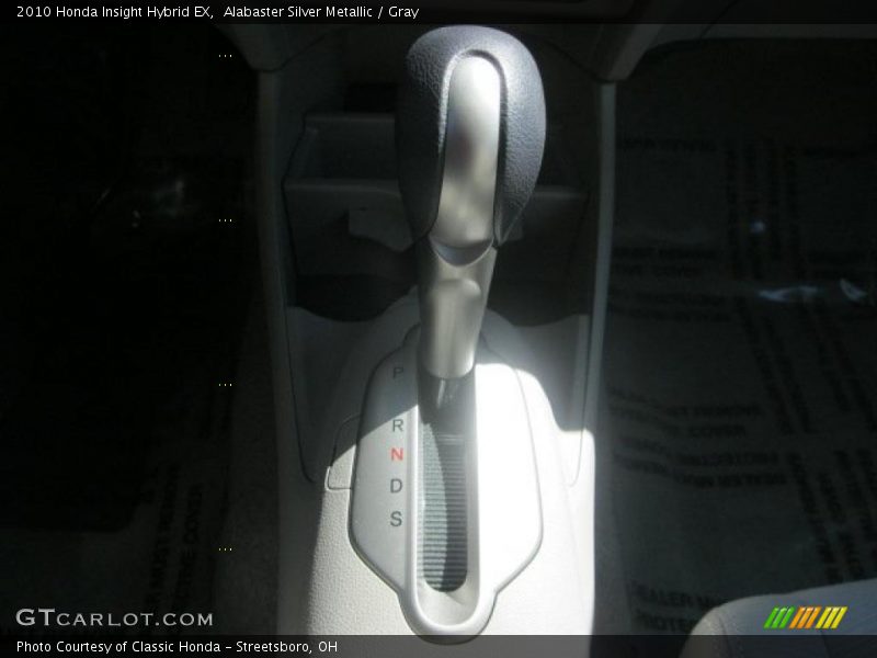 Alabaster Silver Metallic / Gray 2010 Honda Insight Hybrid EX