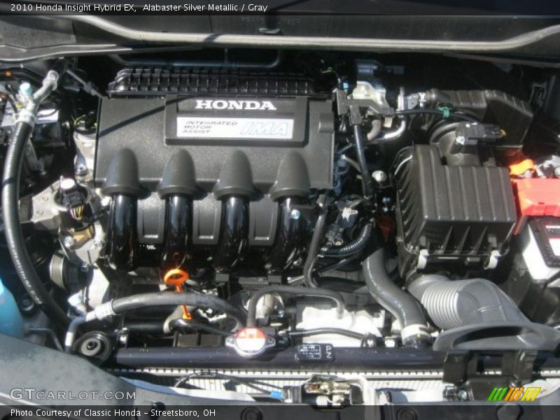 Alabaster Silver Metallic / Gray 2010 Honda Insight Hybrid EX