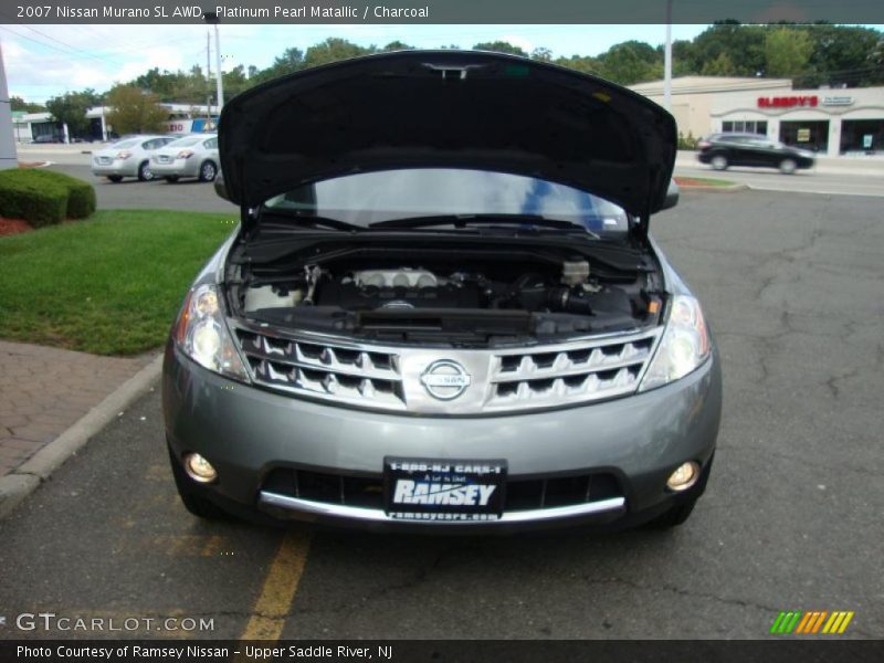 Platinum Pearl Matallic / Charcoal 2007 Nissan Murano SL AWD