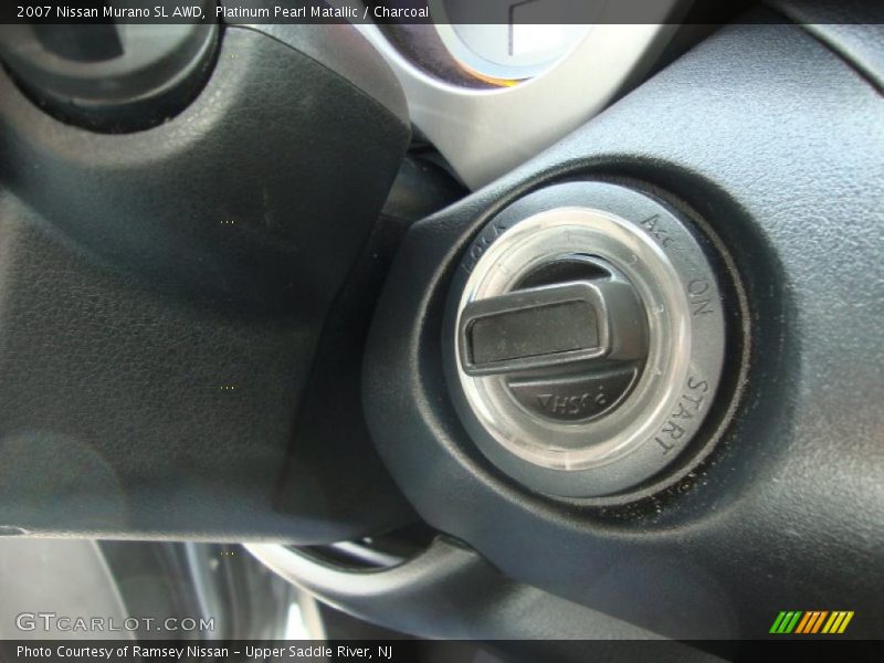 Platinum Pearl Matallic / Charcoal 2007 Nissan Murano SL AWD