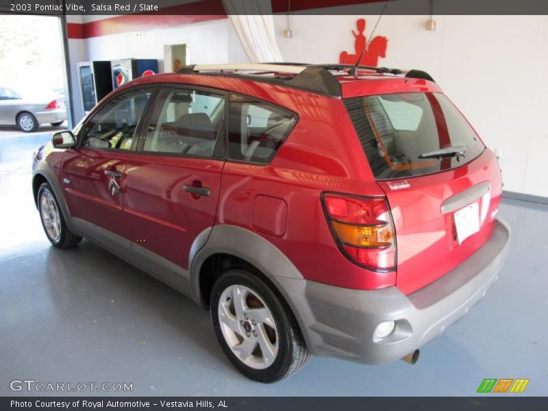 Salsa Red / Slate 2003 Pontiac Vibe