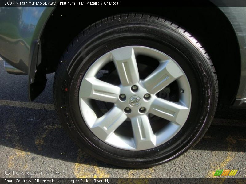 Platinum Pearl Matallic / Charcoal 2007 Nissan Murano SL AWD