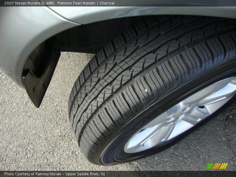 Platinum Pearl Matallic / Charcoal 2007 Nissan Murano SL AWD
