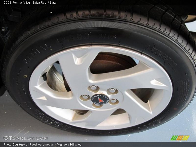 Salsa Red / Slate 2003 Pontiac Vibe