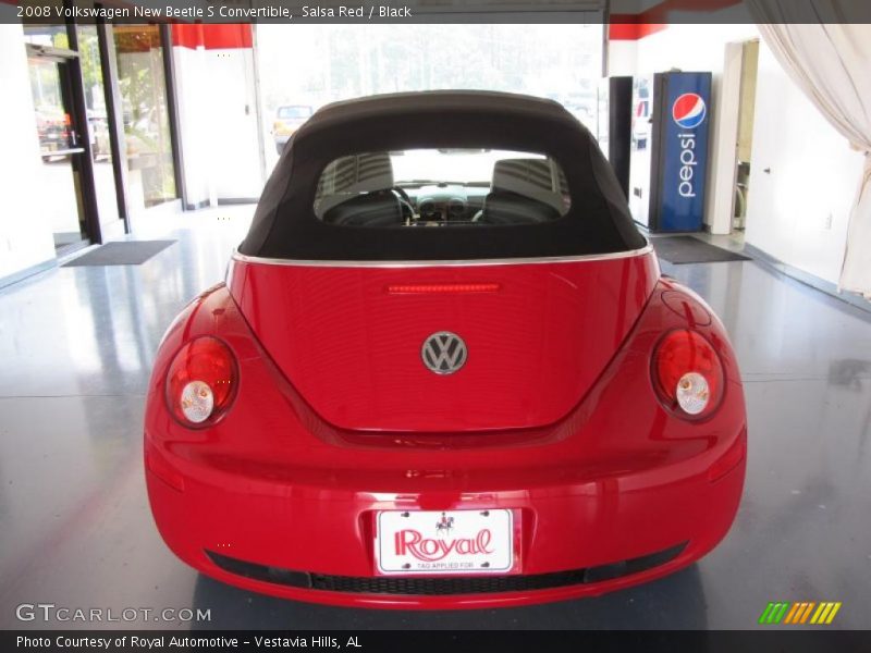 Salsa Red / Black 2008 Volkswagen New Beetle S Convertible