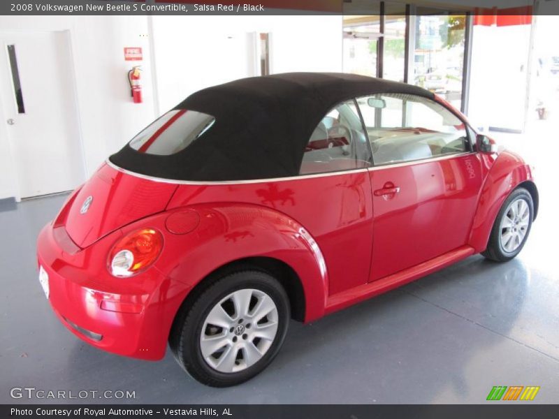 Salsa Red / Black 2008 Volkswagen New Beetle S Convertible