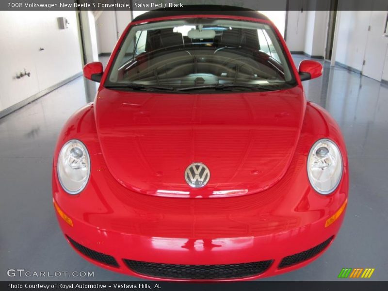 Salsa Red / Black 2008 Volkswagen New Beetle S Convertible