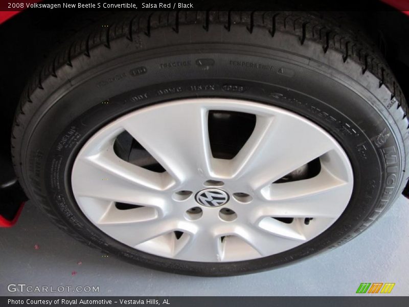 Salsa Red / Black 2008 Volkswagen New Beetle S Convertible