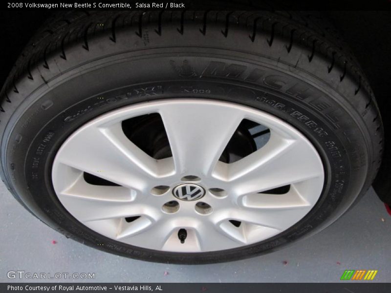 Salsa Red / Black 2008 Volkswagen New Beetle S Convertible