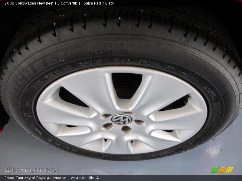 Salsa Red / Black 2008 Volkswagen New Beetle S Convertible