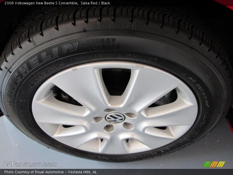 Salsa Red / Black 2008 Volkswagen New Beetle S Convertible