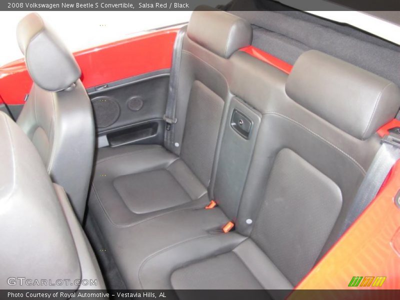 Salsa Red / Black 2008 Volkswagen New Beetle S Convertible