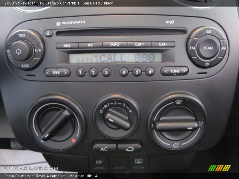 Salsa Red / Black 2008 Volkswagen New Beetle S Convertible