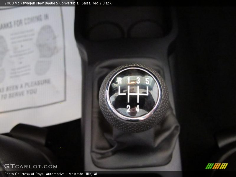 Salsa Red / Black 2008 Volkswagen New Beetle S Convertible
