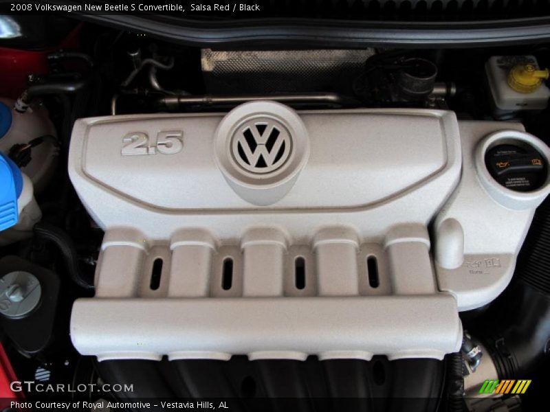 Salsa Red / Black 2008 Volkswagen New Beetle S Convertible