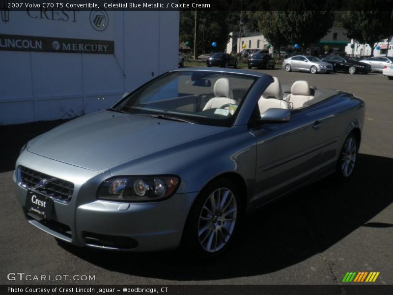 Celestial Blue Metallic / Calcite Cream 2007 Volvo C70 T5 Convertible