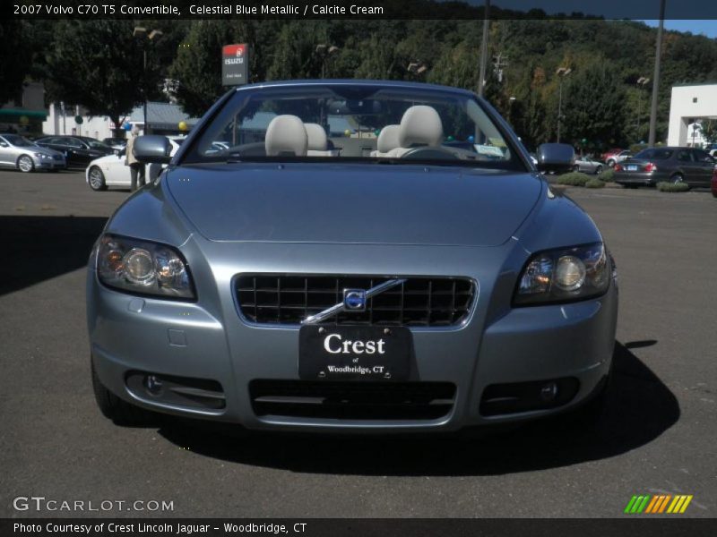 Celestial Blue Metallic / Calcite Cream 2007 Volvo C70 T5 Convertible
