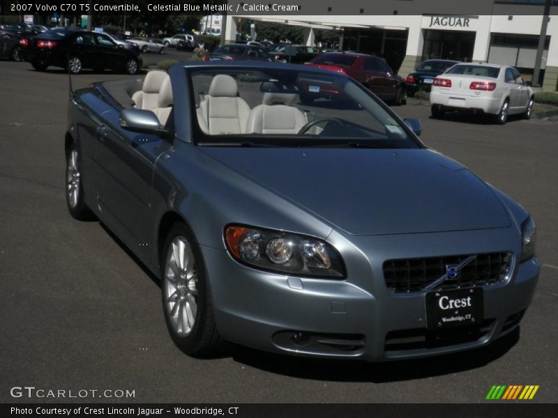 Celestial Blue Metallic / Calcite Cream 2007 Volvo C70 T5 Convertible