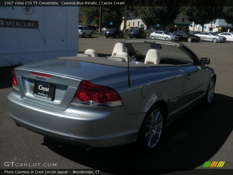Celestial Blue Metallic / Calcite Cream 2007 Volvo C70 T5 Convertible