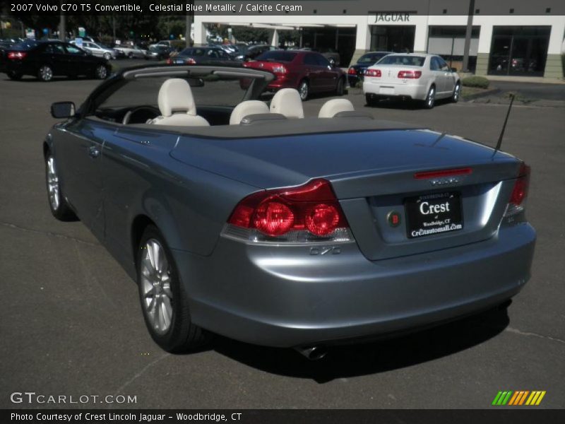 Celestial Blue Metallic / Calcite Cream 2007 Volvo C70 T5 Convertible