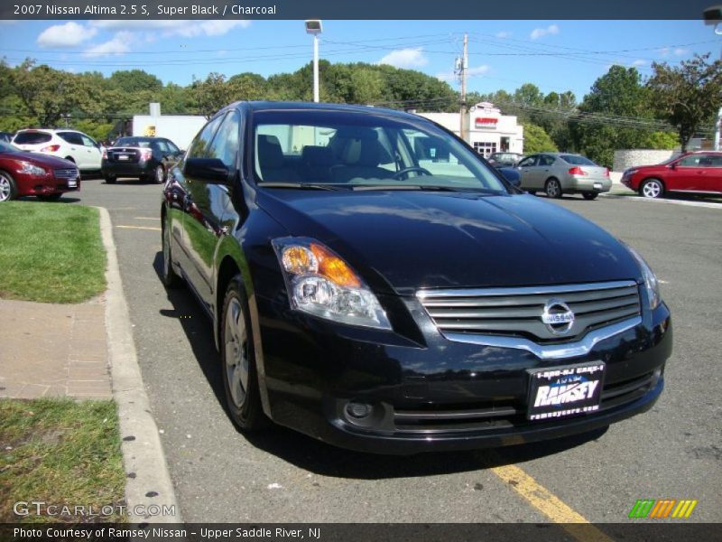Super Black / Charcoal 2007 Nissan Altima 2.5 S