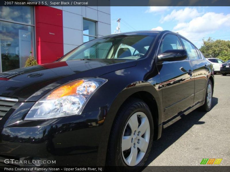 Super Black / Charcoal 2007 Nissan Altima 2.5 S