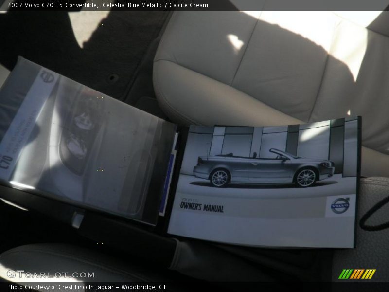 Celestial Blue Metallic / Calcite Cream 2007 Volvo C70 T5 Convertible