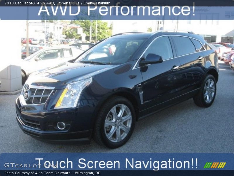 Imperial Blue / Ebony/Titanium 2010 Cadillac SRX 4 V6 AWD