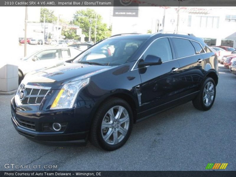 Imperial Blue / Ebony/Titanium 2010 Cadillac SRX 4 V6 AWD