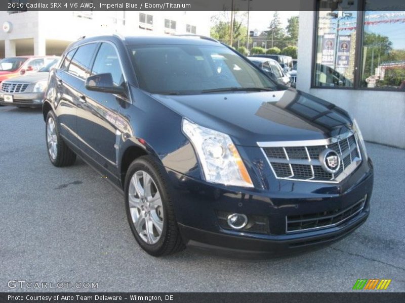 Imperial Blue / Ebony/Titanium 2010 Cadillac SRX 4 V6 AWD