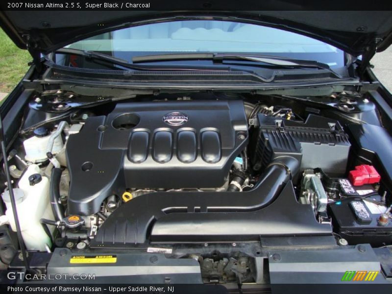Super Black / Charcoal 2007 Nissan Altima 2.5 S