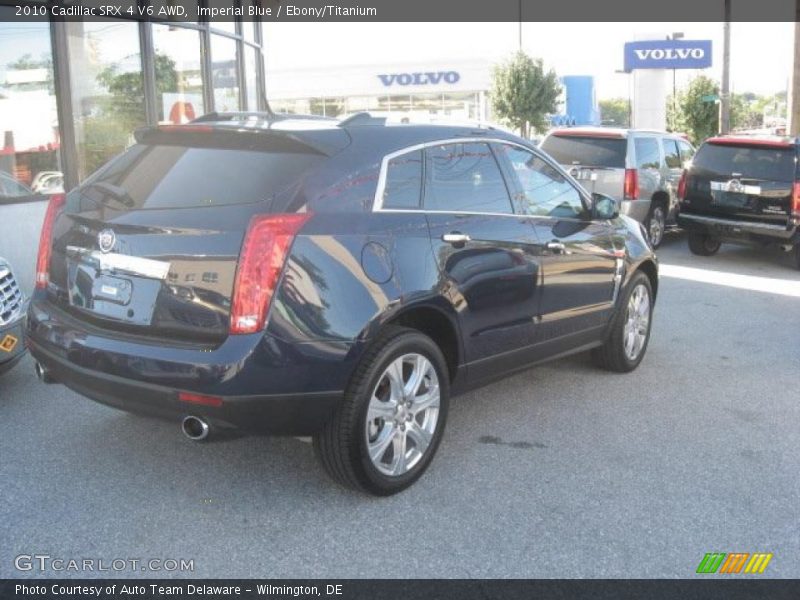 Imperial Blue / Ebony/Titanium 2010 Cadillac SRX 4 V6 AWD