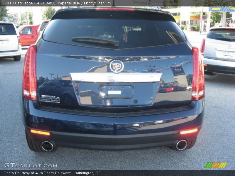 Imperial Blue / Ebony/Titanium 2010 Cadillac SRX 4 V6 AWD