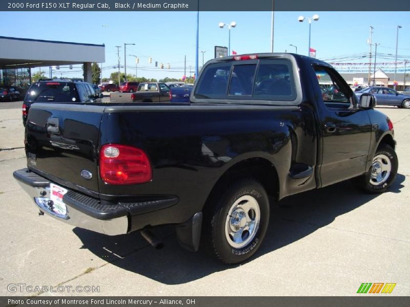 Black / Medium Graphite 2000 Ford F150 XLT Regular Cab