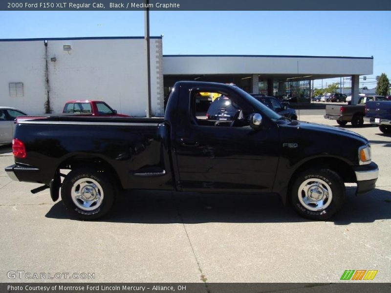 Black / Medium Graphite 2000 Ford F150 XLT Regular Cab