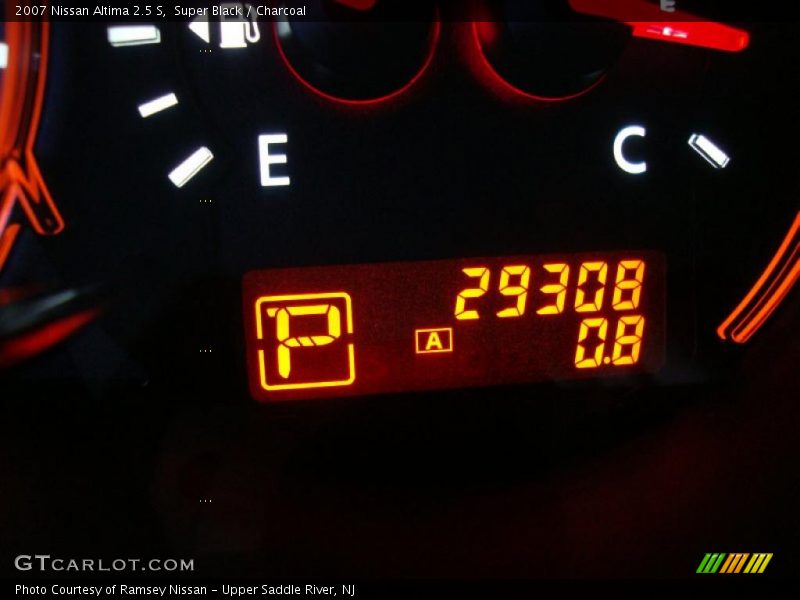 Super Black / Charcoal 2007 Nissan Altima 2.5 S