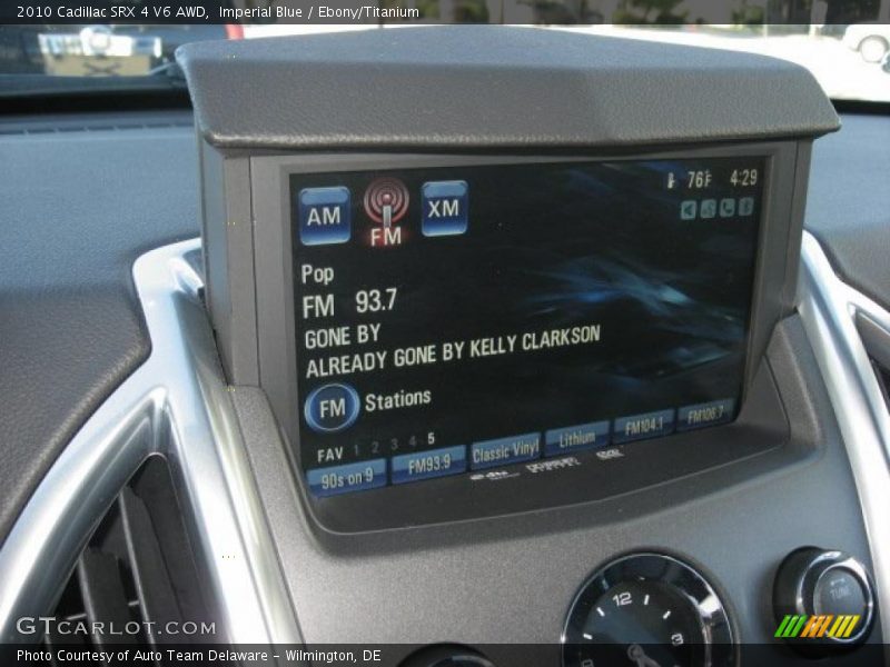 Imperial Blue / Ebony/Titanium 2010 Cadillac SRX 4 V6 AWD