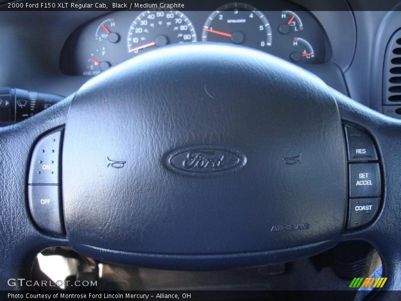 Black / Medium Graphite 2000 Ford F150 XLT Regular Cab