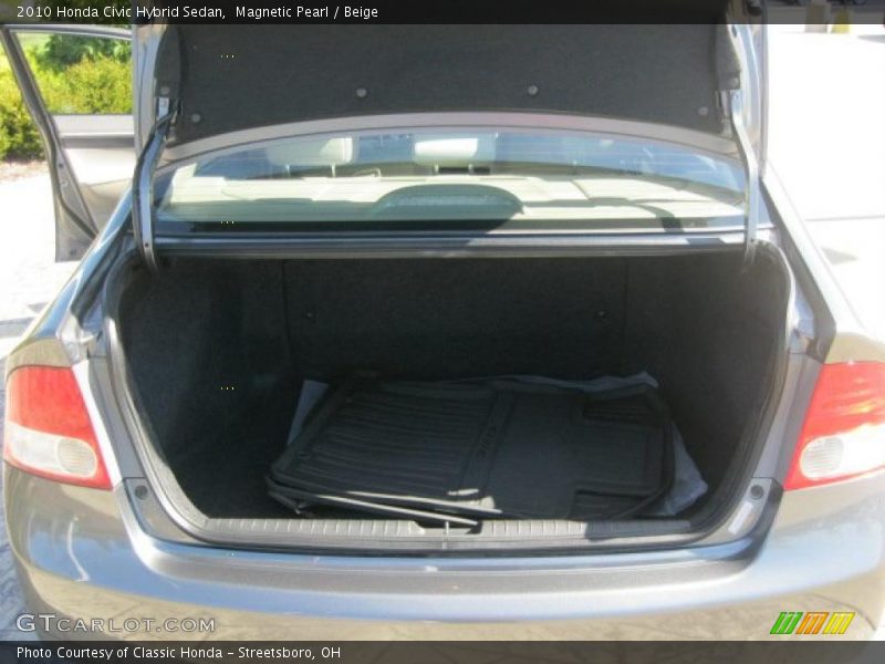 Magnetic Pearl / Beige 2010 Honda Civic Hybrid Sedan