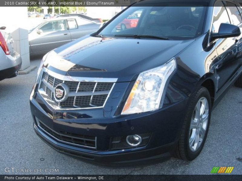 Imperial Blue / Ebony/Titanium 2010 Cadillac SRX 4 V6 AWD