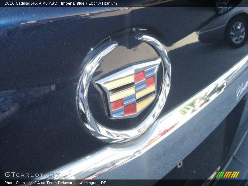 Imperial Blue / Ebony/Titanium 2010 Cadillac SRX 4 V6 AWD