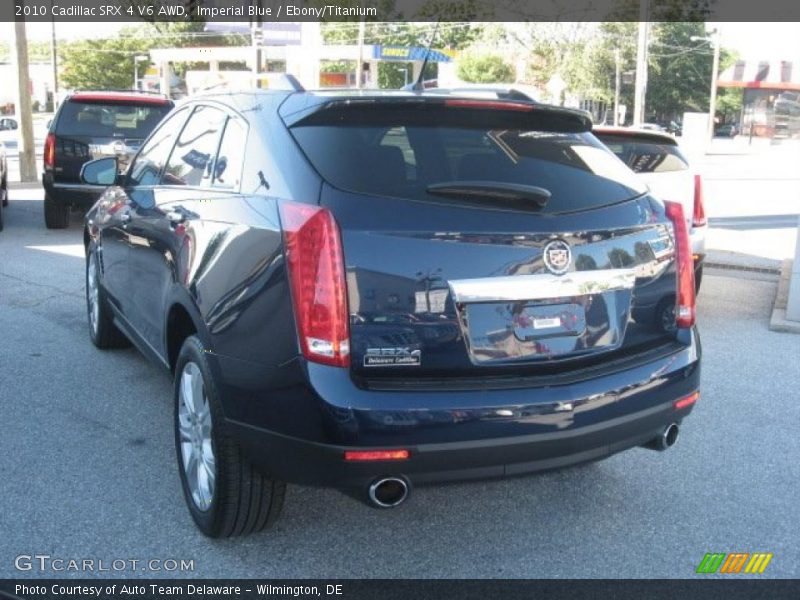 Imperial Blue / Ebony/Titanium 2010 Cadillac SRX 4 V6 AWD