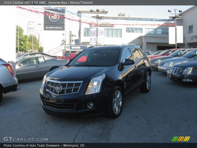 Imperial Blue / Ebony/Titanium 2010 Cadillac SRX 4 V6 AWD